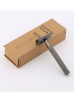 إليمي طقم شفرات سلامة مزدوجة الحافة أسود مع 5 قطع شفرة - Image 7