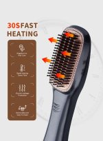 ⁦بيستيس  مجفف شعر 3 في 1 بقوة 1200 واط، فرشاة سيراميك احترافية، 3 إعدادات للحرارة/2 سرعة، مجفف شعر ومصمم شعر بخطوة واحدة⁩ - الصورة ⁦3⁩