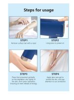 ⁦ملاي جهاز T14 لإزالة الشعر مزود بثلاث عدسات واحدة لشعر الجسم وواحدة لإزالة التجاعيد وشد البشرة وواحدة لإزالة حب الشباب باللون الأزرق الداكن⁩ - الصورة ⁦3⁩