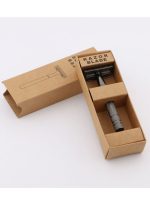 إليمي طقم شفرات سلامة مزدوجة الحافة أسود مع 5 قطع شفرة - Image 8