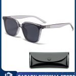 بازار نظارات شمسية مستقطبة للرجال والنساء - نظارات شمسية كلاسيكية مضادة للتوهج UV400، حماية كاملة من الأشعة فوق البنفسجية للقيادة وصيد الأسماك والسفر (رمادي)