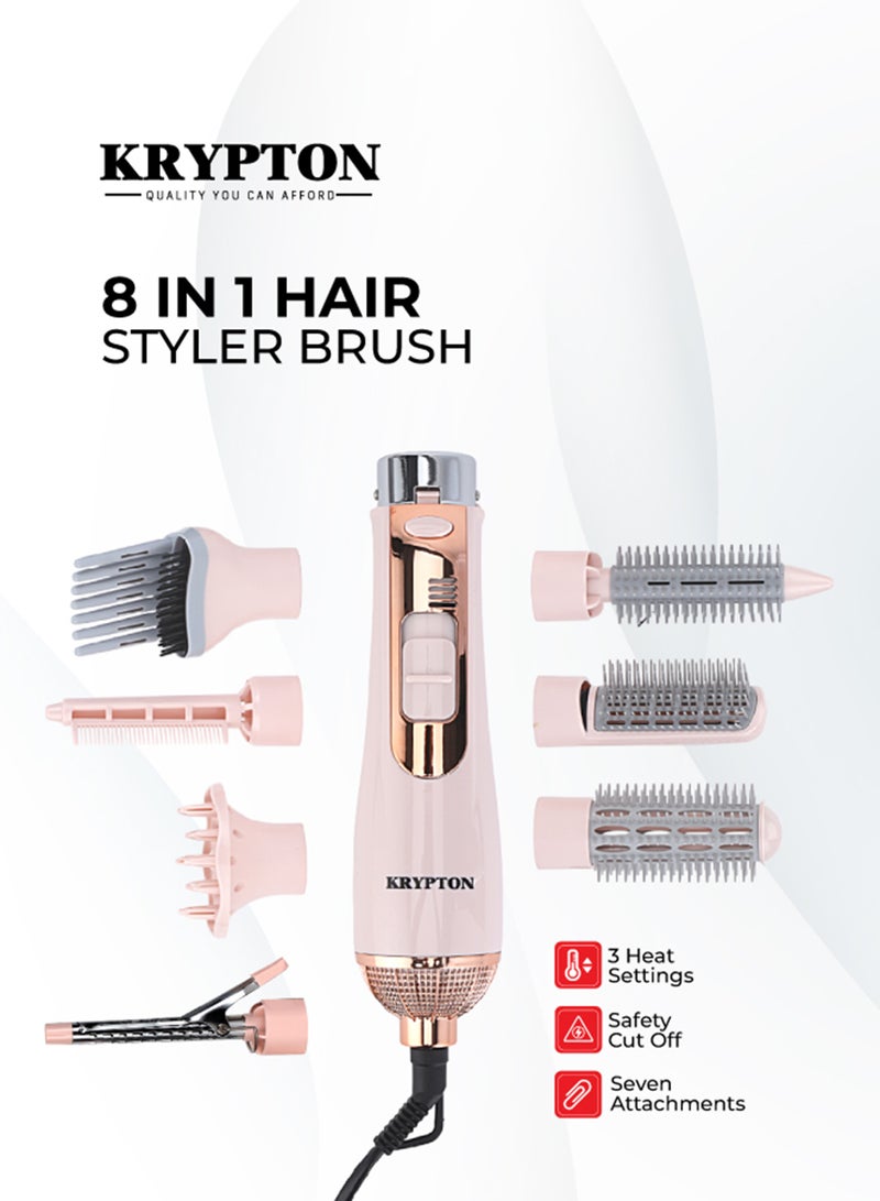 0c5d4650-4f34-4b3a-9ddb-c669d56000c8.jpg كريبتون مصفف الشعر 7 في 1 متعدد الألوان - Image 1