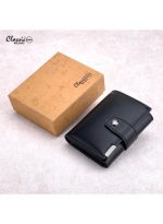 كلاسيك ميلانو محفظة كلاسيك ميلانو بحماية RFID للرجال والنساء - حامل بطاقات أوتوماتيكي بتصميم بوب أب - محفظة بطاقات آمنة ومدمجة للرجال - محفظة أنيقة للرجال والنساء