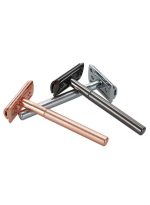 أوريتي شفرة حلاقة مزدوجة الحافة من الفولاذ المقاوم للصدأ باللون الذهبي الوردي 13.4 × 4 × 6.5 سم - Image 6