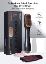 دوشر مجفف شعر استشوار شعرومصفف 2 في 1 سيراميك - Image 3