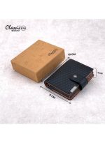 ⁦كلاسيك ميلانو محفظة كلاسيك ميلانو بحماية RFID للرجال والنساء - حامل بطاقات أوتوماتيكي بتصميم بوب أب - محفظة بطاقات آمنة ومدمجة للرجال - محفظة أنيقة للرجال والنساء⁩ - الصورة ⁦7⁩