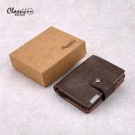 كلاسيك ميلانو محفظة كلاسيك ميلانو بحماية RFID للرجال والنساء - حامل بطاقات أوتوماتيكي بتصميم بوب أب - محفظة بطاقات آمنة ومدمجة للرجال - محفظة أنيقة للرجال والنساء