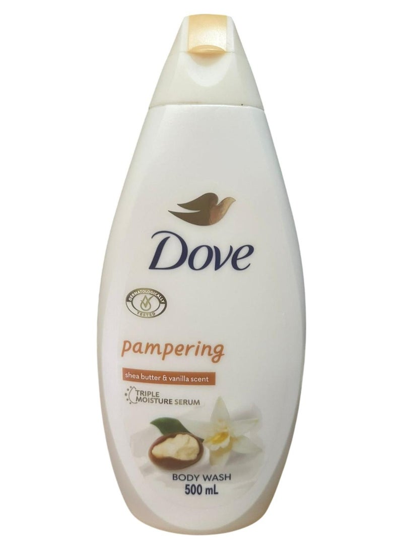 240eafaf-0f0a-413c-86f2-92d61d21a7f5.jpg دوف غسول الجسم بزبدة الشيا والفانيليا الدافئة 500 مل - الصورة 1