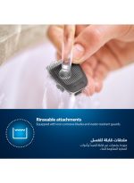 ⁦فيليبس ماكينة التشذيب MG3710/33 من Philips | أداة 6 في 1 لتشذيب اللحية والوجه | شفرات لا تحتاج إلى صيانة، لا حاجة للزيت | 60 دقيقة من الاستخدام اللاسلكي | أداة تشذيب للأنف والأذن، وأمشاط للحية الخفيفة | مع حقيبة تخزين أسود⁩ - الصورة ⁦5⁩