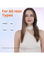 ⁦فازين فرد الشعر الاحترافية بلوحة عريضة 42 مم أيون سالب من التيتانيوم تسخين سريع لمدة 30 ثانية شاشة LED لدرجة الحرارة في الوقت الحقيقي جهد عريض 10 مستويات درجة حرارة قابلة للتعديل⁩ - الصورة ⁦9⁩