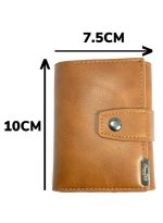 ⁦كلاسيك ميلانو محفظة كلاسيك ميلانو بحماية RFID للرجال والنساء - حامل بطاقات أوتوماتيكي بتصميم بوب أب - محفظة بطاقات آمنة ومدمجة للرجال - محفظة أنيقة للرجال والنساء⁩ - الصورة ⁦7⁩