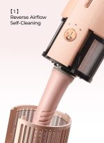 ⁦دوشر استشوار دوشر وأداة تصفيف احترافية بقوة 1500 واط (5 في 1)، يتميز بمكواة تجعيد الشعر، ومقاسين من أمشاط تكثيف الشعر، وثلاثة إعدادات لدرجة الحرارة، وإعداد هواء بارد بزر واحد، وضعف سرعة التجفيف.⁩ - الصورة ⁦7⁩