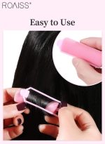 رويس 56 قطعة من لفافات الشعر بالإسفنج الناعمة لتجعيد الشعر أثناء النوم بأحجام متنوعة، أداة تجعيد الشعر المرنة مع مشط ذيل مدبب ومشط مزدوج الأطراف لتصفيف الشعر بنفسك - Image 5