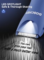 DOSCHER Electric Body Trimmer for Men, Waterproof Rechargeable Body Shaver, Safe Grooming Trimmer Wet/Dry Use, Men’s Grooming - Image 7