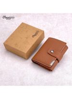 Classic Milano محفظة كلاسيك ميلانو من الجلد الصناعي مع تقنية حجب RFID للرجال والنساء - محفظة حامل بطاقات تلقائية بتصميم منبثق - حامل بطاقات ائتمان آمن ومضغوط للرجال - محفظة أنيقة للرجال ومحفظة بطاقات RFID للنساء