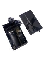 أولودينيز  طقم هدايا أناقة الرجل الأسود – محفظة، نظارات شمسية، كوب قهوة بشاشة رقمية لقياس الحرارة وإكسسوارات - Image 4