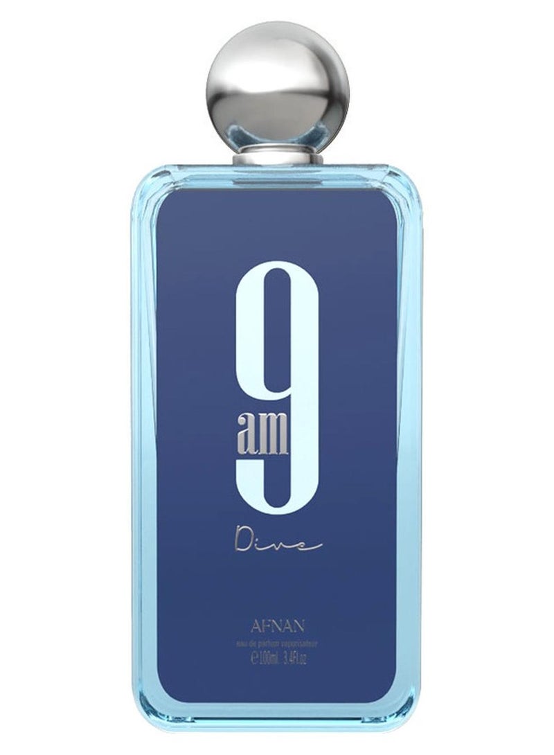 2eccc57e-496f-4009-b95c-9cba0e1a72ae-1.jpg Afnan عطر 9 صباحًا للغوص للجنسين، 100 مل - Image 1