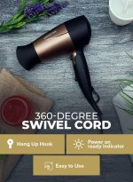 ⁦جيباس مجفف شعر كهربائي ذهبي/ أسود⁩ - الصورة ⁦4⁩