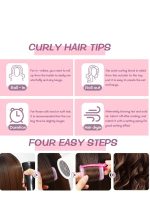 ⁦مجموعة مشابك شعر زغبية يمكنك صنعها بنفسك لتجعيد الشعر بدون حرارة، أنيقة وقابلة لإعادة الاستخدام لإكسسوارات تصفيف الشعر⁩ - الصورة ⁦4⁩