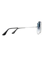 راي بان نظارة شمسية بإطار بايلوت كامل الحواف - مقاس العدسة: 58 مم -لون فضي - طراز RB3025 003/3F - Image 4