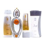 اجمل طقم هدايا وصال 1x Body Spray - 50 ml, 1x Shower Gel - 200 ml, 1x Body Lotion - 100 ml, 1x Powder - 80جرام