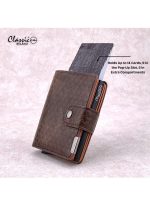 ⁦كلاسيك ميلانو محفظة كلاسيك ميلانو بحماية RFID للرجال والنساء - حامل بطاقات أوتوماتيكي بتصميم بوب أب - محفظة بطاقات آمنة ومدمجة للرجال - محفظة أنيقة للرجال والنساء⁩ - الصورة ⁦2⁩