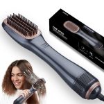 بيستيس  مجفف شعر 3 في 1 بقوة 1200 واط، فرشاة سيراميك احترافية، 3 إعدادات للحرارة/2 سرعة، مجفف شعر ومصمم شعر بخطوة واحدة