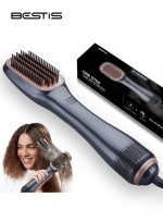 بيستيس  مجفف شعر 3 في 1 بقوة 1200 واط، فرشاة سيراميك احترافية، 3 إعدادات للحرارة/2 سرعة، مجفف شعر ومصمم شعر بخطوة واحدة