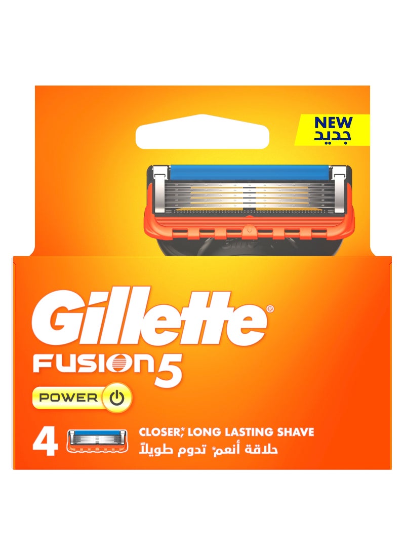 3cd10a2c-5280-46e1-8489-7eddf42be150.jpg شفرات جيليت فيوجن باور x4 - Image 1