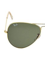 راي بان نظارة شمسية بإطار بايلوت وبحواف كاملة - طراز RB3025 L0205 - حجم العدسة: 58 مم - ذهبي للرجال - Image 7