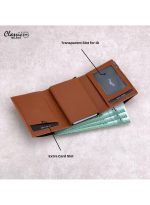 ⁦كلاسيك ميلانو محفظة كلاسيك ميلانو بحماية RFID للرجال والنساء - حامل بطاقات أوتوماتيكي بتصميم بوب أب - محفظة بطاقات آمنة ومدمجة للرجال - محفظة أنيقة للرجال والنساء⁩ - الصورة ⁦3⁩