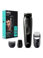 ⁦براون مجموعة أدوات التشذيب 6 في 1 من السلسلة 3 للحية والشعر⁩ - الصورة ⁦2⁩