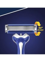 طقم شفرات حلاقة بلو II بلس للاستخدام مرة واحدة من 14 قطعة أزرق / فضي - Image 3