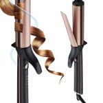 بيستيس  مكواة تجعيد الشعر وعصا تجعيد الشعر مقاس 32 مم، أسطوانة تجعيد الشعر مقاس 1.26 بوصة، عصا تجعيد الشعر سريعة الحرارة مع مصباح LED و4 إعدادات لدرجة الحرارة 160 درجة مئوية - 220 درجة مئوية، سلك دوار بطول 2 متر