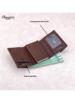 ⁦كلاسيك ميلانو محفظة كلاسيك ميلانو بحماية RFID للرجال والنساء - حامل بطاقات أوتوماتيكي بتصميم بوب أب - محفظة بطاقات آمنة ومدمجة للرجال - محفظة أنيقة للرجال والنساء⁩ - الصورة ⁦4⁩