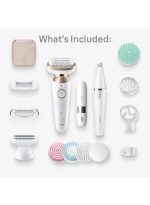 ⁦براون سيلك ابيل 9 فليكس سكين سبا SES9-681 ماكينة إزالة الشعر ثلاثية الأبعاد⁩ - الصورة ⁦8⁩