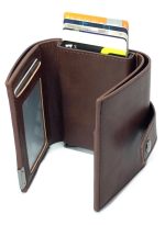 ⁦كلاسيك ميلانو محفظة كلاسيك ميلانو بحماية RFID للرجال والنساء - حامل بطاقات أوتوماتيكي بتصميم بوب أب - محفظة بطاقات آمنة ومدمجة للرجال - محفظة أنيقة للرجال والنساء⁩ - الصورة ⁦4⁩