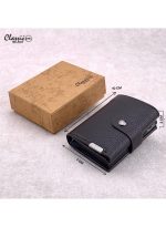 ⁦كلاسيك ميلانو محفظة كلاسيك ميلانو بحماية RFID للرجال والنساء - حامل بطاقات أوتوماتيكي بتصميم بوب أب - محفظة بطاقات آمنة ومدمجة للرجال - محفظة أنيقة للرجال والنساء⁩ - الصورة ⁦6⁩
