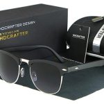 إتش دي كرافتر نظارة شمسية بإطار كلوب ماستر كامل الحواف وعدسات واقية من الأشعة فوق البنفسجية UV400 - مقاس العدسة: 48 مم للرجال