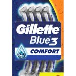 طقم شفرات حلاقة بلو 3 كومفورت من 8 قطع أزرق / فضي