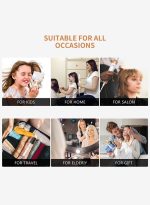 ⁦بيستيس  مجموعة أدوات تصفيف الشعر 7 في 1، فرشاة تجفيف الشعر، 1400 واط، أداة تجعيد الشعر بالهواء الساخن مع عصا فرد وتجعيد، مجفف شعر أيوني بمحرك 110000 دورة في الدقيقة لأنواع شعر النساء⁩ - الصورة ⁦11⁩