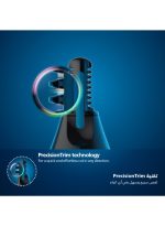 ⁦فيليبس ماكينة تشذيب الأنف والاذن NT1650/16 من Philips | تشذيب لطيف لشعر الأنف والأذن | نظام حماية مانع للشد | للاستخدام الرطب والجاف، قابلة للغسل بالكامل، مع بطارية AA مرفقة أسود⁩ - الصورة ⁦7⁩