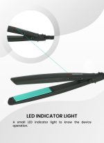 ⁦أولسنمارك جهاز فرد الشعر من السيراميك أسود 400جرام⁩ - الصورة ⁦4⁩