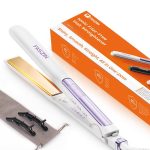 فازين مملس شعر أيوني سريع التسخين من التيتانيوم المسطح للحصول على تسريحة أنيقة