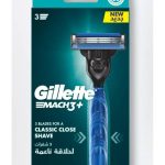 560 ماكينة حلاقة ماك 3 مع شفرتي حلاقة فضي