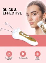 ⁦جيباس ماكينة إزالة الشعر القابلة للشحن أبيض/ذهبي⁩ - الصورة ⁦4⁩