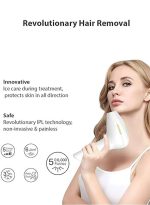 ⁦إزالة الشعر بالليزر، جهاز إزالة الشعر مع مكشطة، جهاز إزالة الشعر بالليزر مع نظارة شمسية، إزالة الشعر بالليزر للنساء، إزالة الشعر بالليزر IPL للإبطين والساقين والذراعين، خط جيني للوجه⁩ - الصورة ⁦4⁩