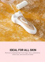 ⁦جيباس ماكينة إزالة الشعر القابلة للشحن أبيض/ذهبي⁩ - الصورة ⁦5⁩