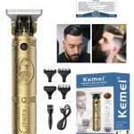 كيمي ماكينة الحلاقة الكهربائية 700B مع شفرات حلاقة احترافية ذهبي/ أسود 64x30x40سم