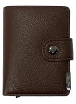 ⁦كلاسيك ميلانو محفظة كلاسيك ميلانو بحماية RFID للرجال والنساء - حامل بطاقات أوتوماتيكي بتصميم بوب أب - محفظة بطاقات آمنة ومدمجة للرجال - محفظة أنيقة للرجال والنساء⁩ - الصورة ⁦6⁩